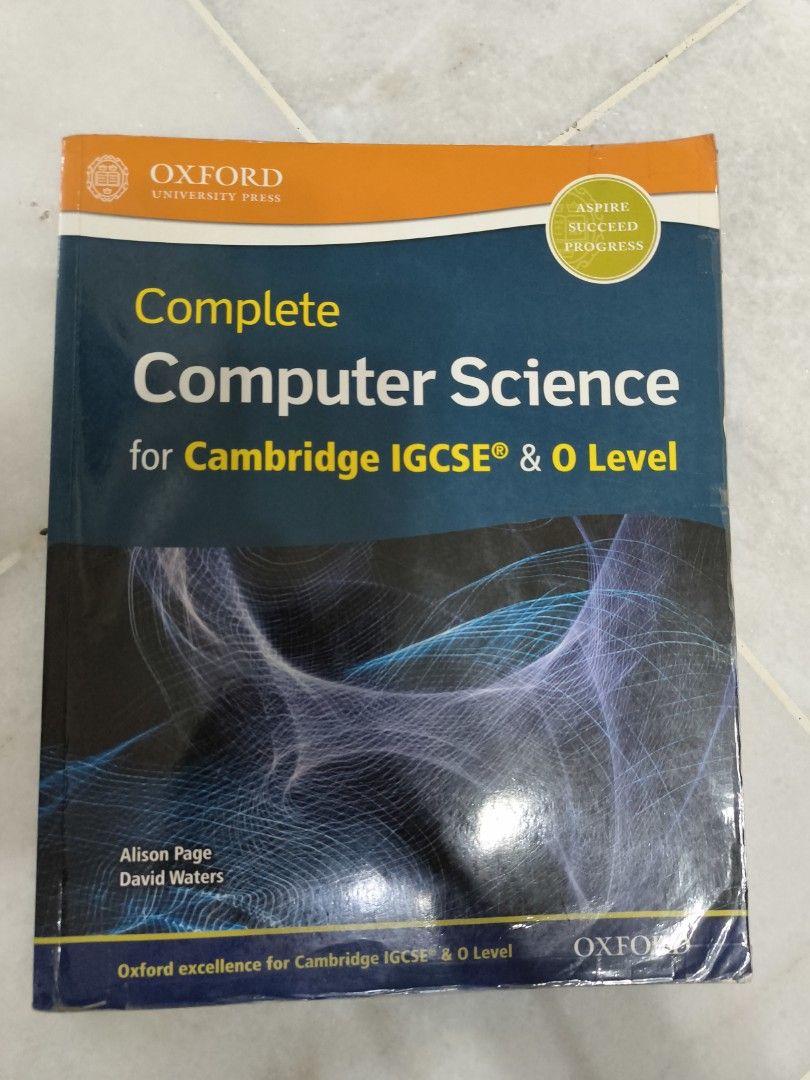 Oxford Cambridge IGCSE Complete Computer Science Textbook, Hobbies ...