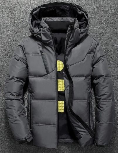White mens shop winter coat