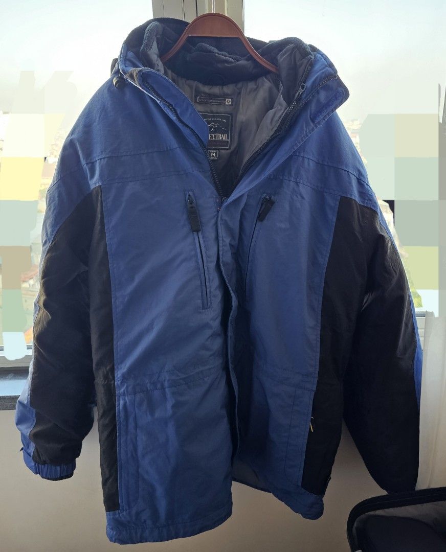 Pacific Trail 3 layer down feather fleece Winter Jacket Men s