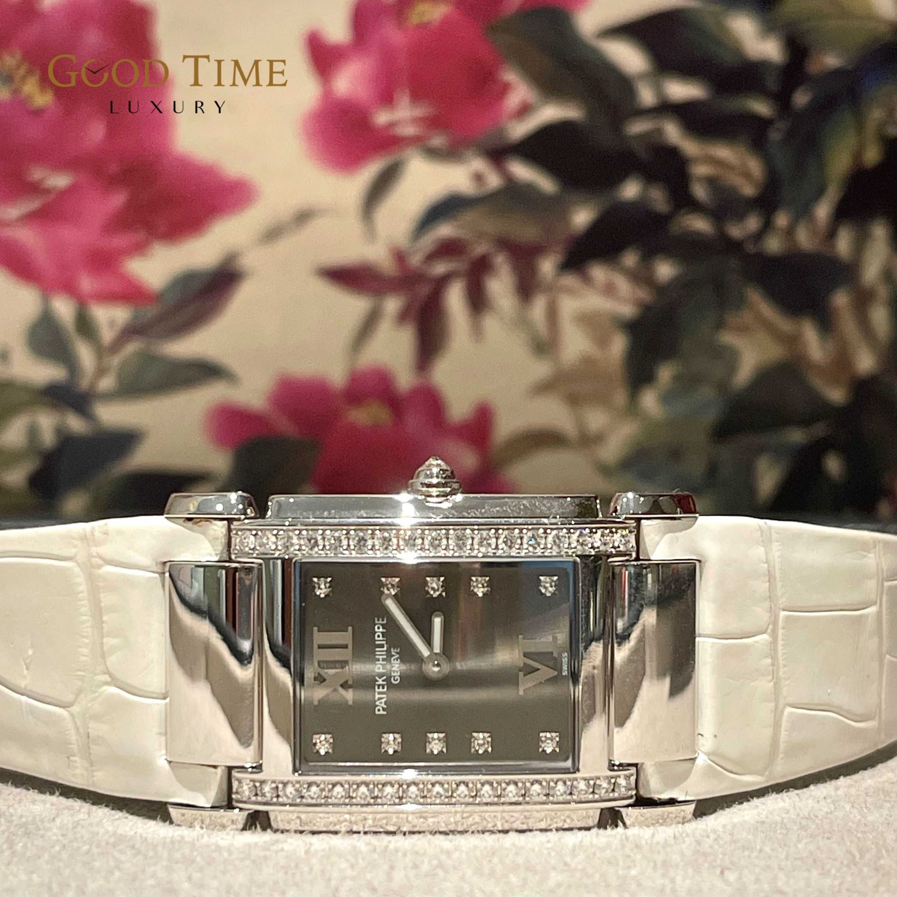 Patek Philippe White Gold Twenty-4 Grey Dial 4920G-001 4920G (Category: Watches) located in Singapore. Submitted by goodtimeluxury (Listing ID 1270924583, Image 1). Description: Brand: Patek Philippe Model: White Gold Twenty-4 Grey Dial 4920G-001 4920G Year: 2007 Box and Papers: Yes Description: Mint Condition Payment mode: - Bank Transfer, Paynow, Cash - Additional 2.5% for one time credit card VISA, MASTERS, AMEX - Additional 4.5% for 12 months