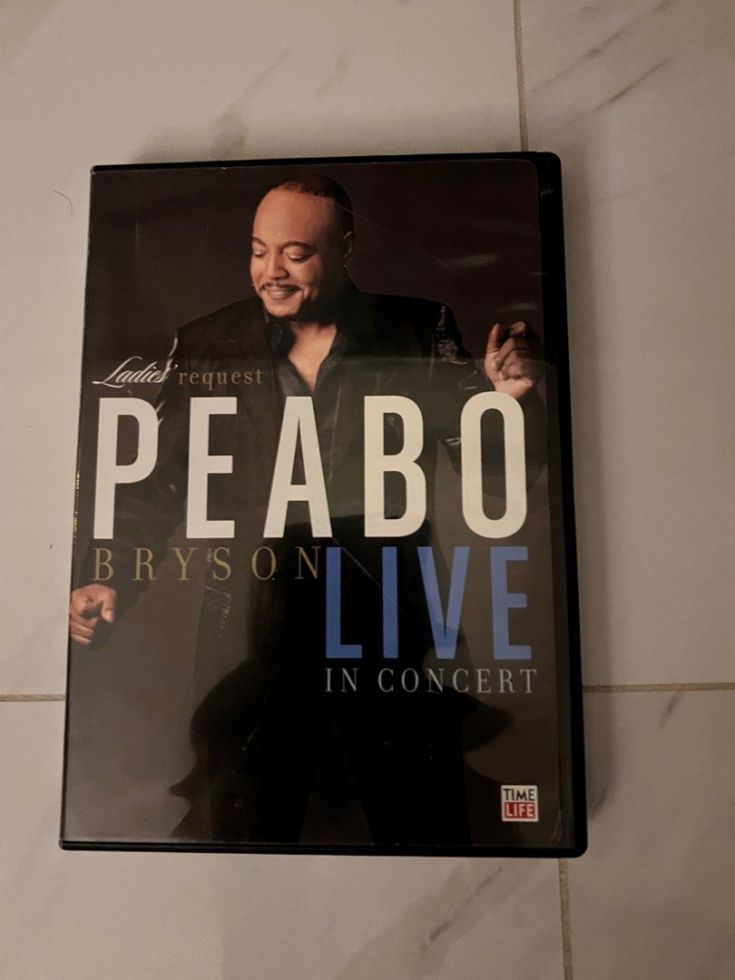 Peabo bryson live in concert (rare bought from US), Hobbies & Toys ...