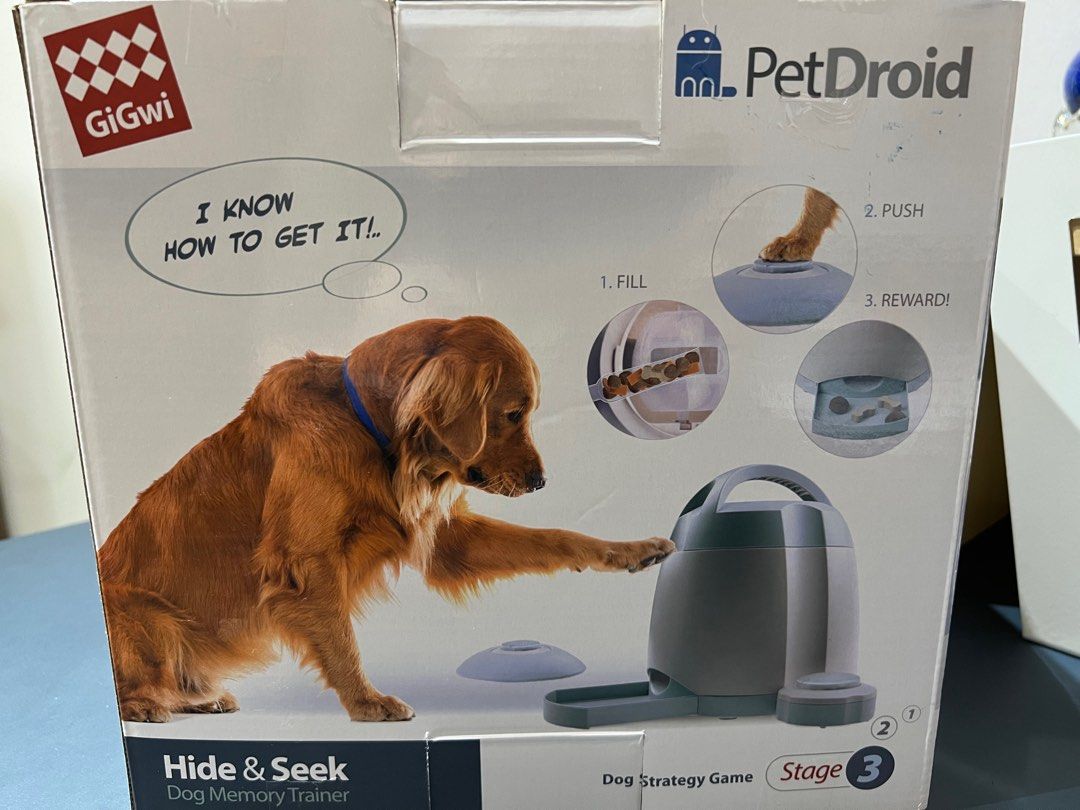 Gigwi pet droid deals food dispenser