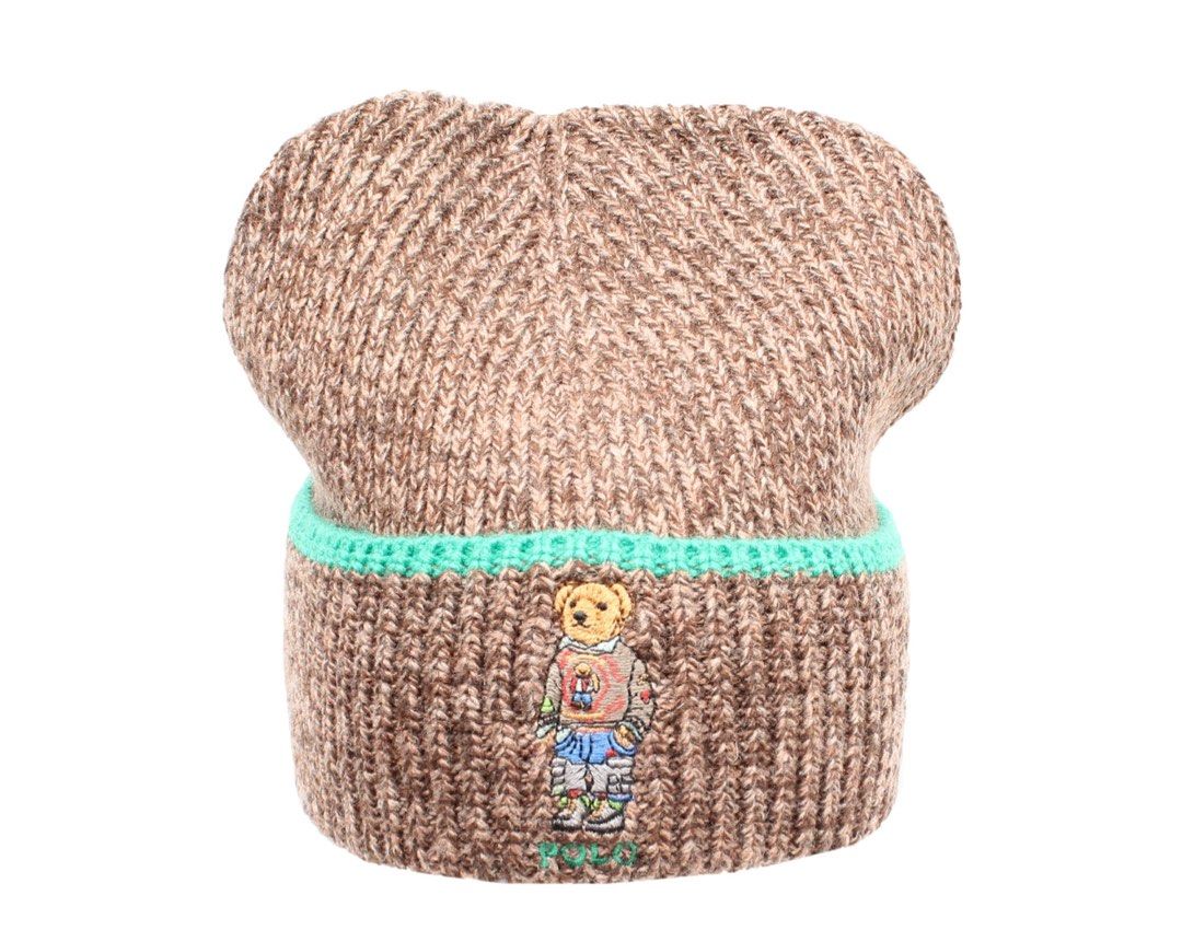 Polo Ralph Lauren Polo Bear Hiking Bear Knit Cuffed Hat Men s