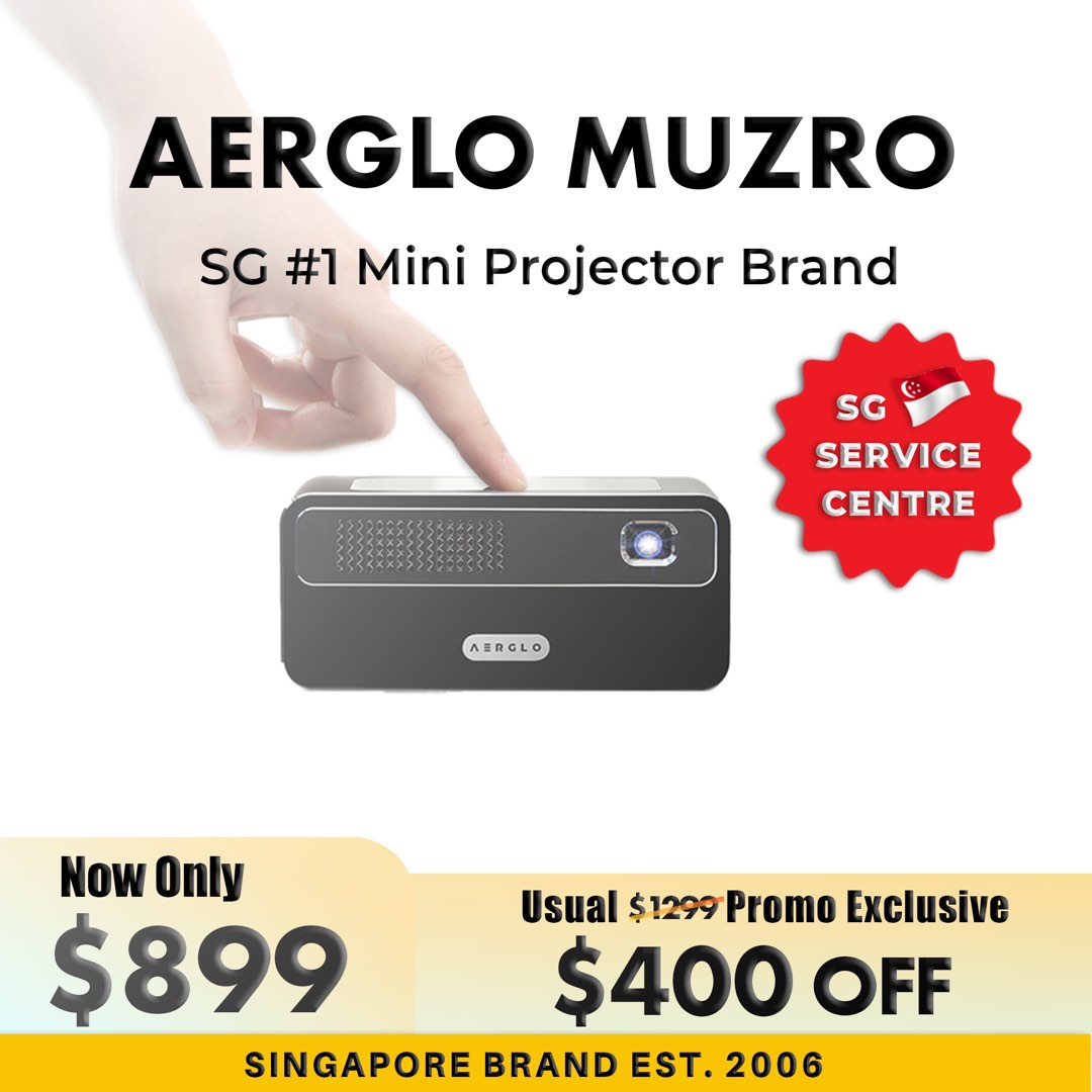Portable Smart Mini Projector with Impressive Loud Speaker, Bluetooth