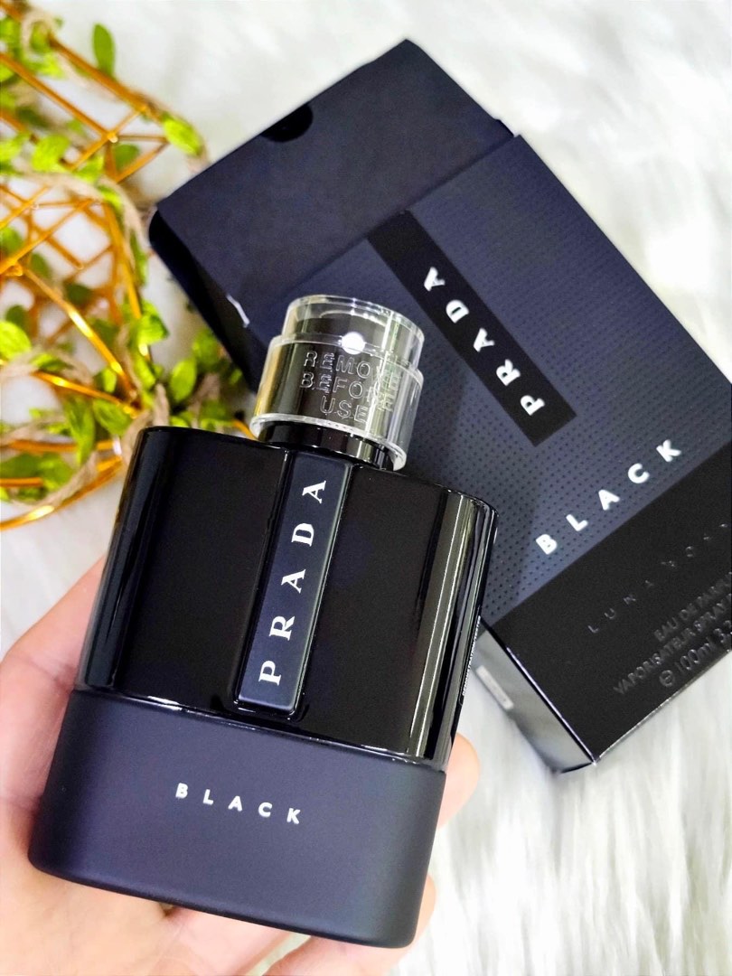 Prada luna rossa black 100ml edp Beauty Personal Care