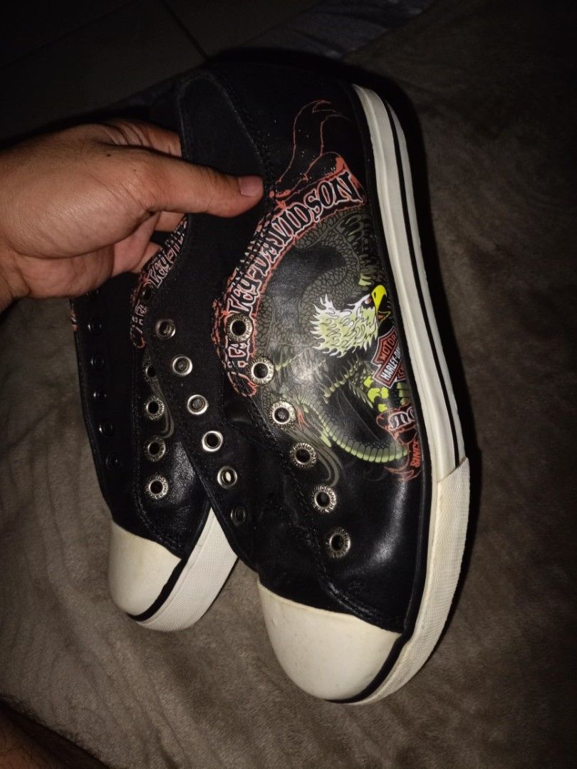 Harley davidson canvas online shoes