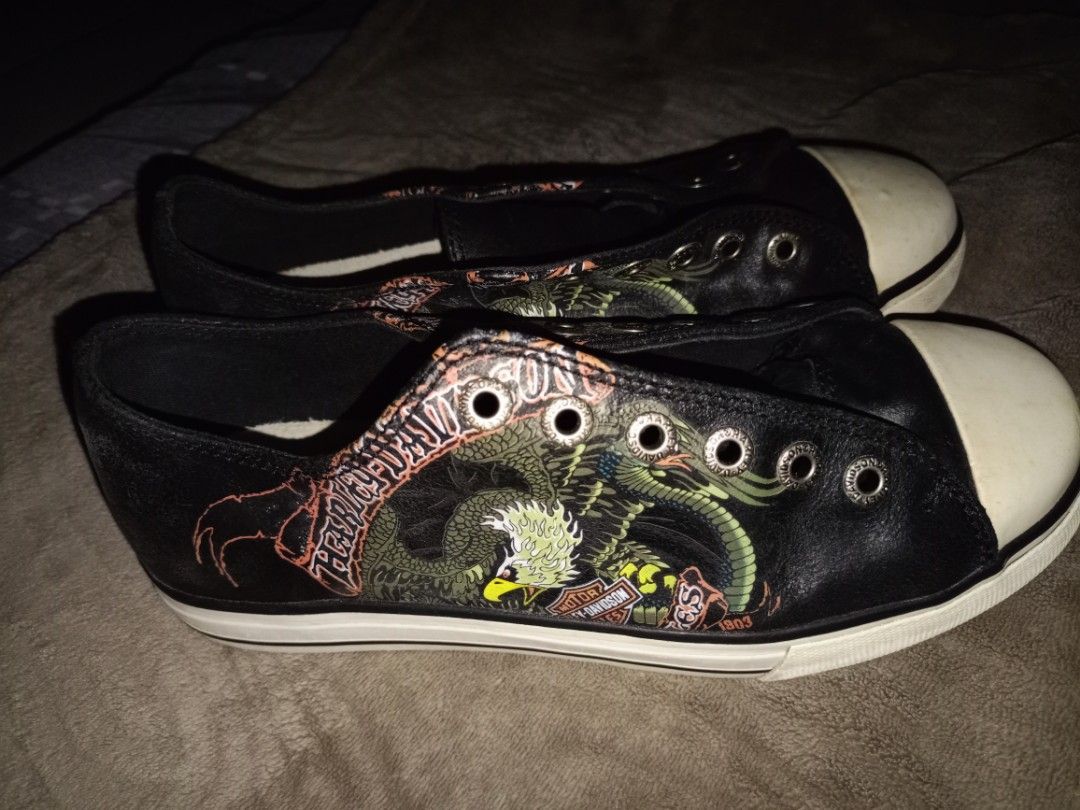 Preloved Shoes Harley Davidson Canvas Upper Balance Men s Fashion