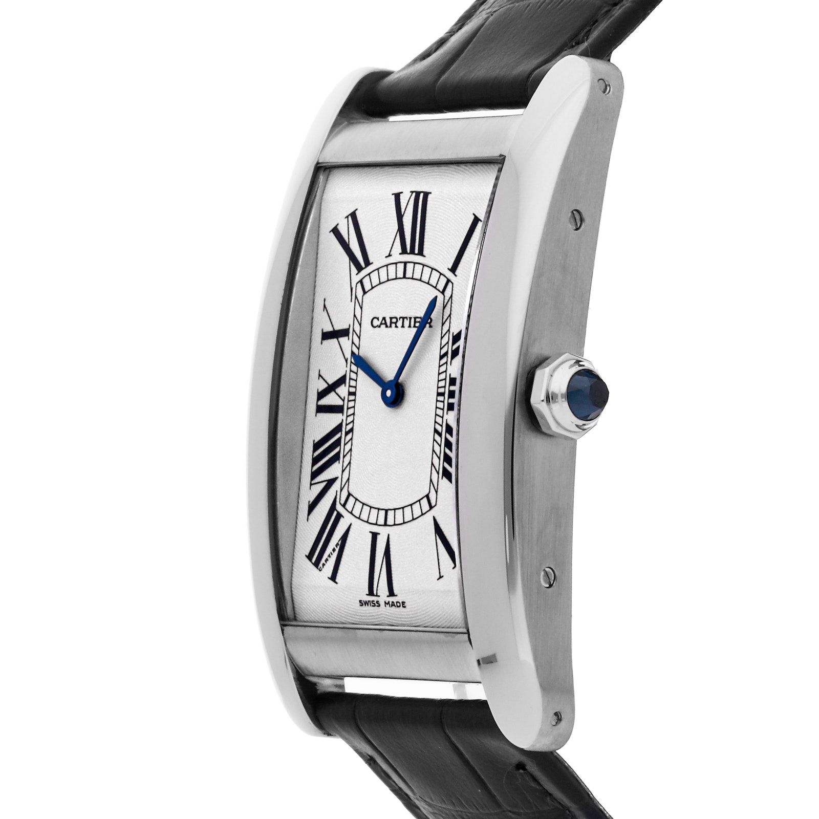 Cartier tank discount americaine stainless steel
