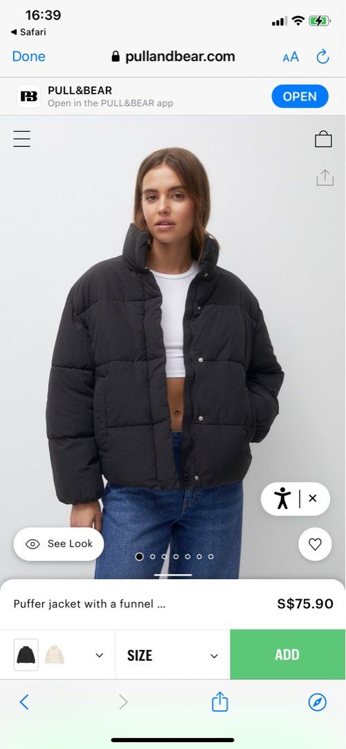 Pull&bear puffer hotsell jacket