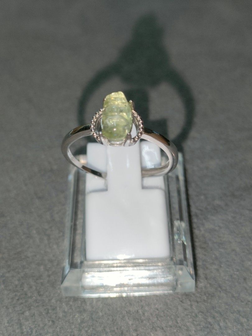 RAINBOW TOURMALINE CRYSTAL RING Women s Fashion Jewelry