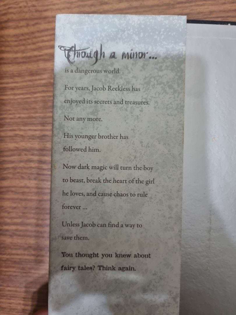 Reckless (Category: Storybooks) located in Singapore. Submitted by forensicpathologist007 (Listing ID 1270922178, Image 3). Description: hardcover.