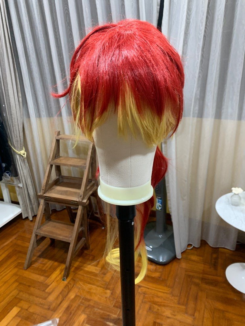 Red and yellow wig online