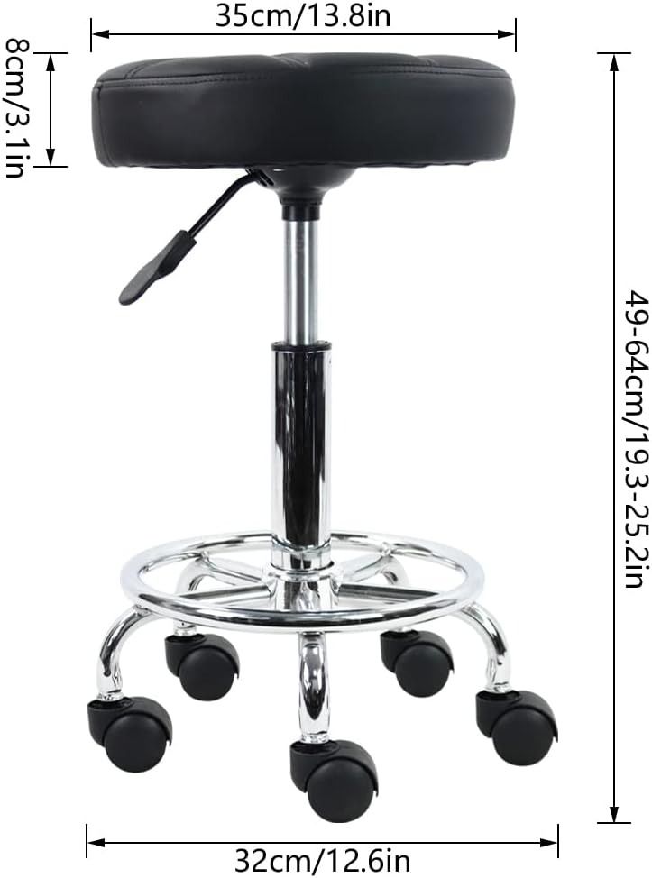 Small rolling hot sale stool
