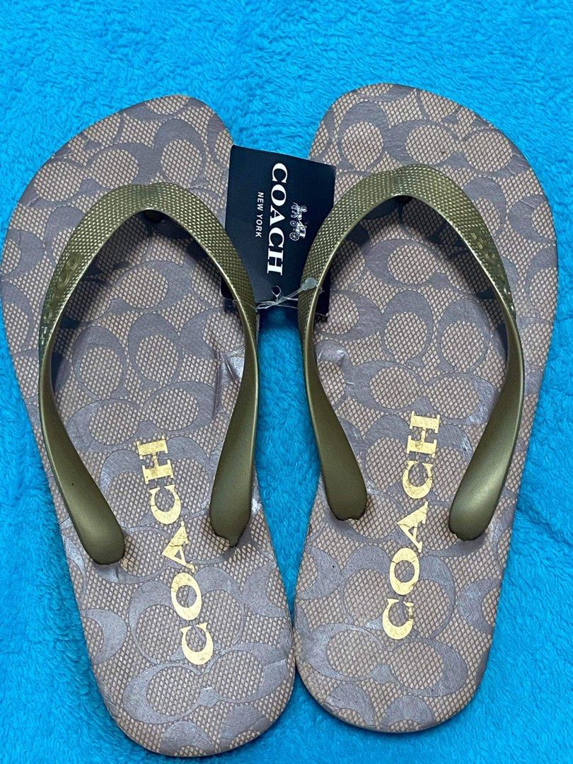 Coach cheap slippers sale