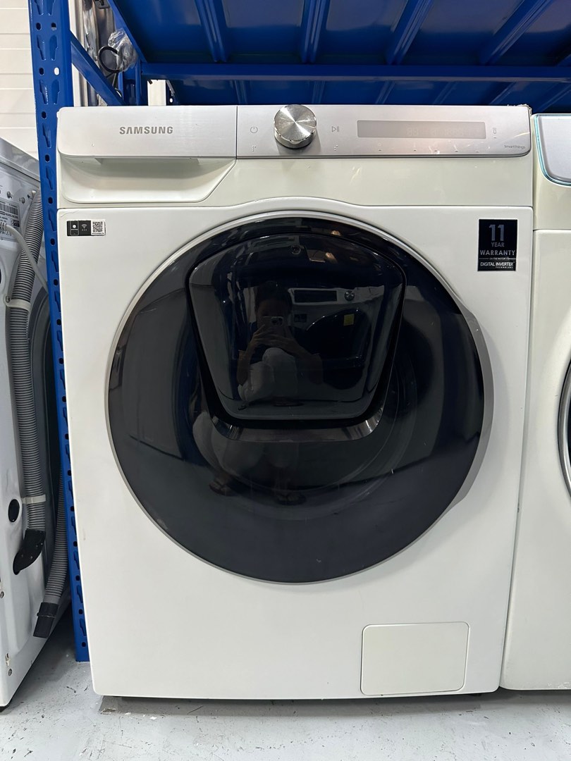 Samsung 9.5KG Front Load Washer WW95T984DSH/SP, TV & Home Appliances