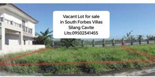 📌Silang CAVITE-FORECLOSED Vacant Lot for sale in South Forbes Villas!