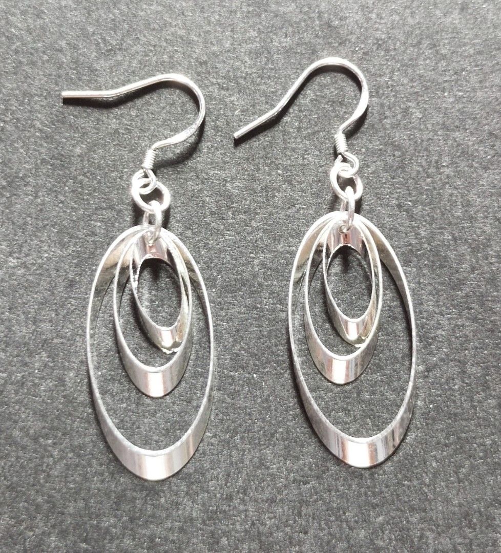 Cheap discount silver hoops