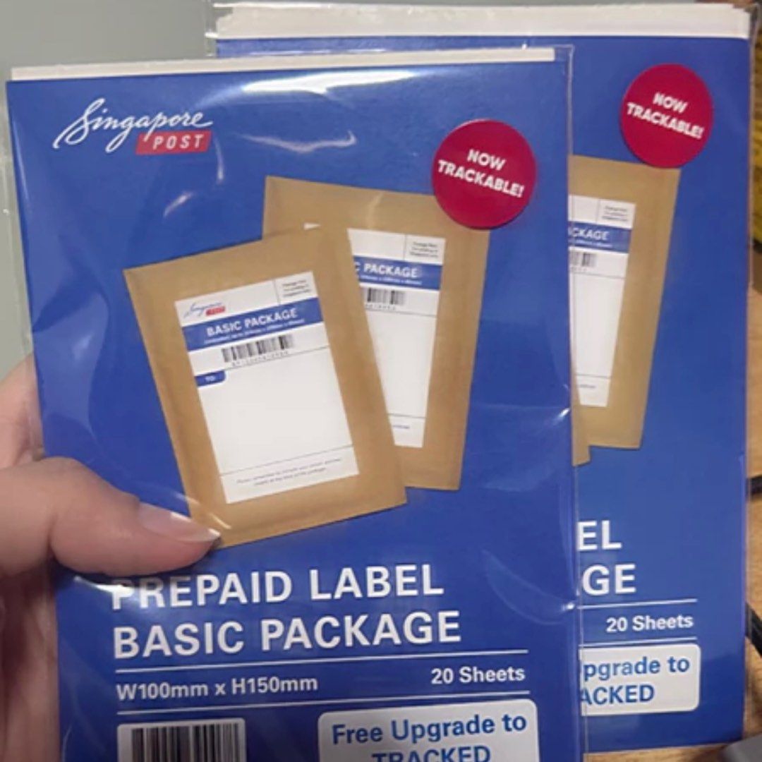 Singpost Prepaid Tracked Labels, Hobbies & Toys, Memorabilia