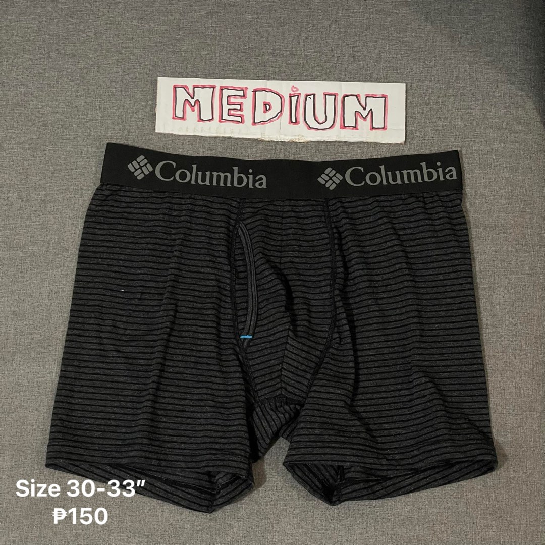 Size 30-34” COLUMBIA Boxer Brief, Men's Fashion, Bottoms