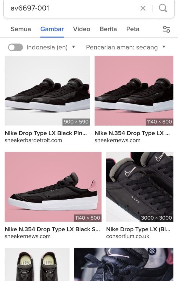 Sepatu Nike Drop Shoes Size 44) (insole 280) Nike Drop Type LX