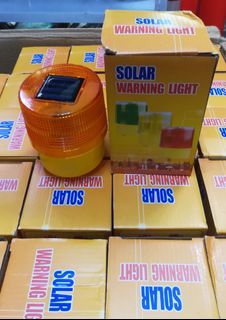 Solar LED Warning Light Magnetic Type