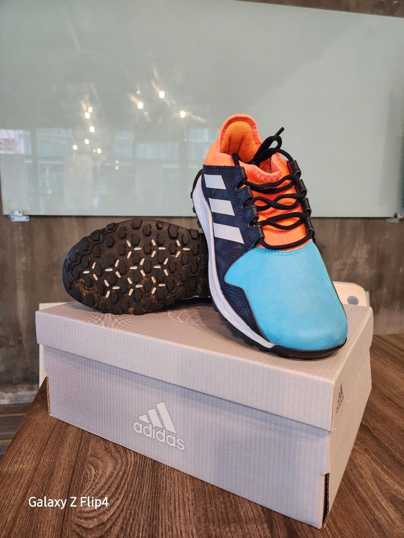 Adidas blue and orange hockey shoes new arrivals
