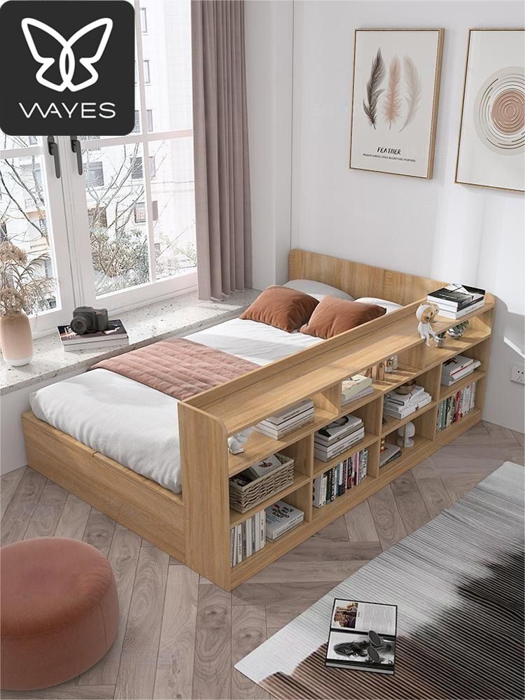 Beside outlet bed storage