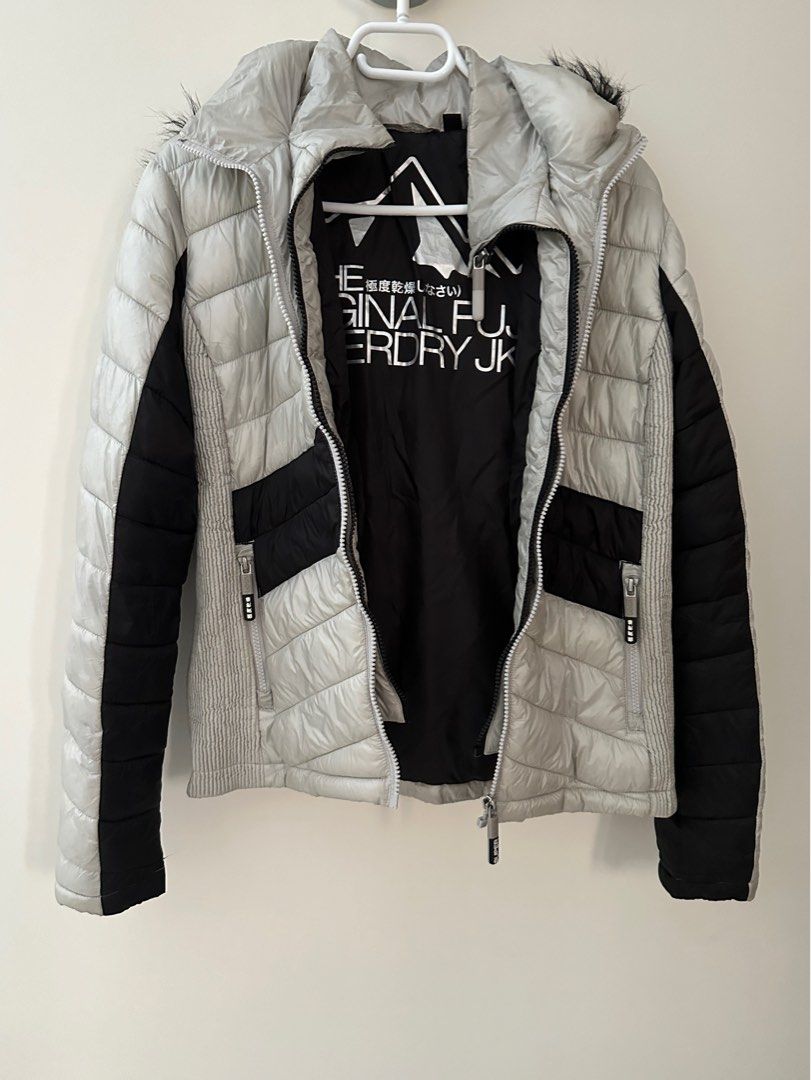 Superdry Mountain Fuji Puff Jacket Sz M