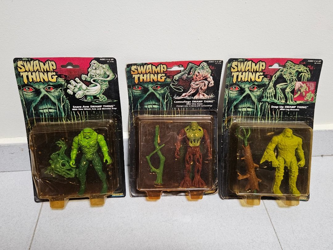SWAMP THING Vintage Action Figures 1990 Hobbies Toys