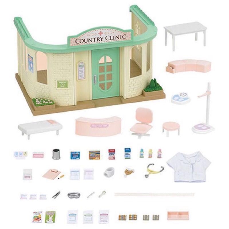 Sylvanian families country clinic gift set sales