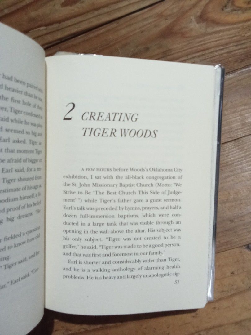 The chosen one tiger woods biography book, Hobbies & Toys, Books