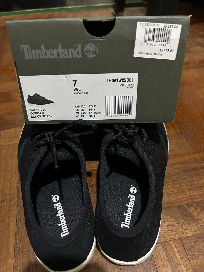 Timberland Dausette Oxford Black Suede
