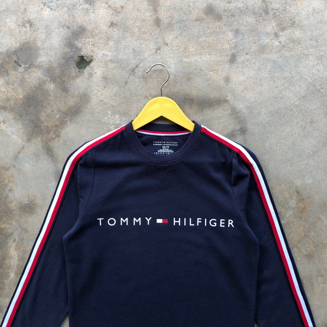 Tommy hilfiger side tape on sale sweatshirt