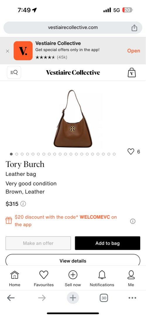 Tory Burch Sling bag (Category: Luxury Bags & Wallets) located in Taguig. Submitted by sustanableliving (Listing ID 1270968066, Image 1). Description: Authentic from US.