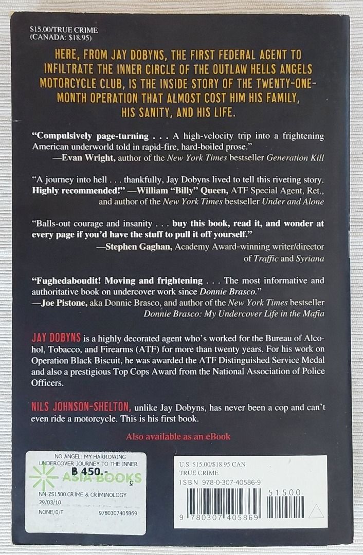 TRUE CRIME No Angel My Harrowing Undercover Journey To The Inner