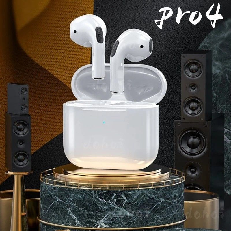 TWS Wireless Bluetooth Pro 4 Pro4 Earbuds Earpods Earpiece Headphones Headset In Ear Sports Music Gaming Stereo Audio Earphones on Carousell