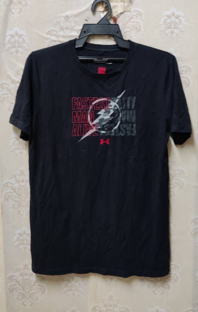 Under armour justice league shirts discount