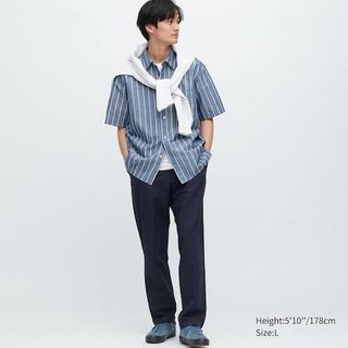 Uniqlo Linen Blend Relaxed Pants