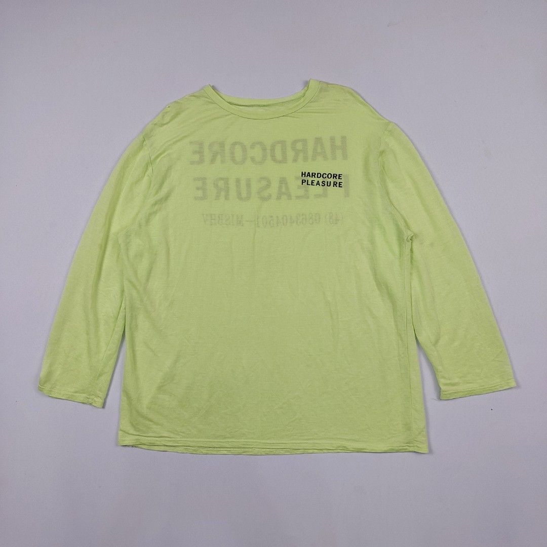 Unsigned - MISBHV - Mesh Longsleeves (Category: Luxury Apparel) located in Dasmarinas. Submitted by F_A_Q (Listing ID 1270947089, Image 1). Description: Size : Medium frame - 22 In. Width - 26.5 In. Length - 18 In. Shoulder ( Pit to pit ) - 20 In. Sleeve length - 22 In. Hem 9/10 Overall usage Note : Has a unnoticeable pin hole on right part of the shoulder. Please details precisely. - 100% Polyamade.