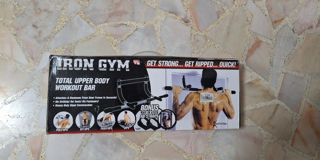 Iron gym upper body workout 2025 bar