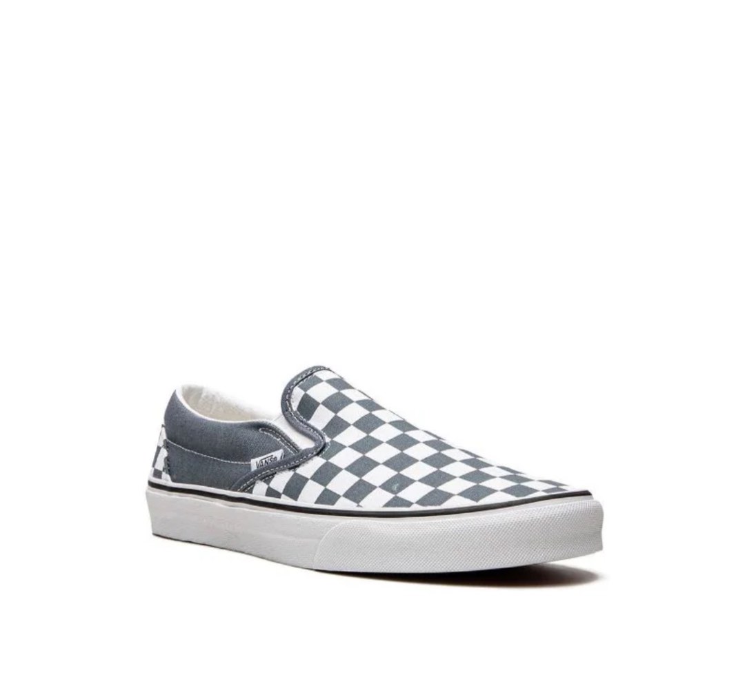 Vans slip on checkered GREY Women s Fashion Footwear Sneakers
