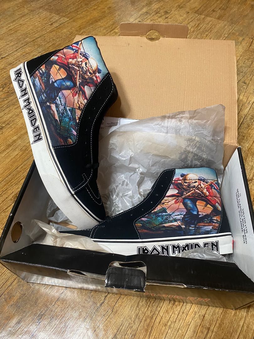 Vans X iron Maiden, Men's Fashion, Footwear, Sneakers on Carousell