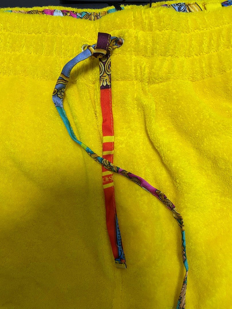 Versace swim shorts yellow cheap