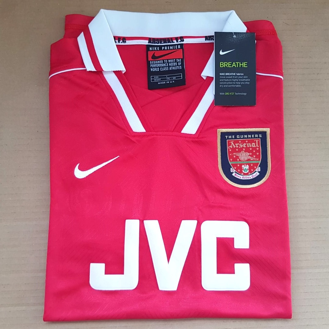 Vintage Arsenal Jersey, Authentic Shirt, Retro Nike Top, The