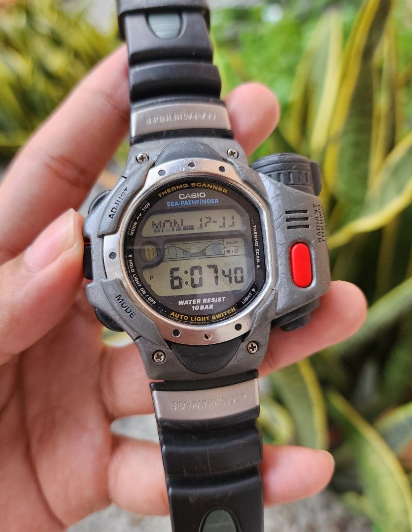 Vintage Casio SPF 10 THERMO SCANNER JAPAN Men s Fashion Watches