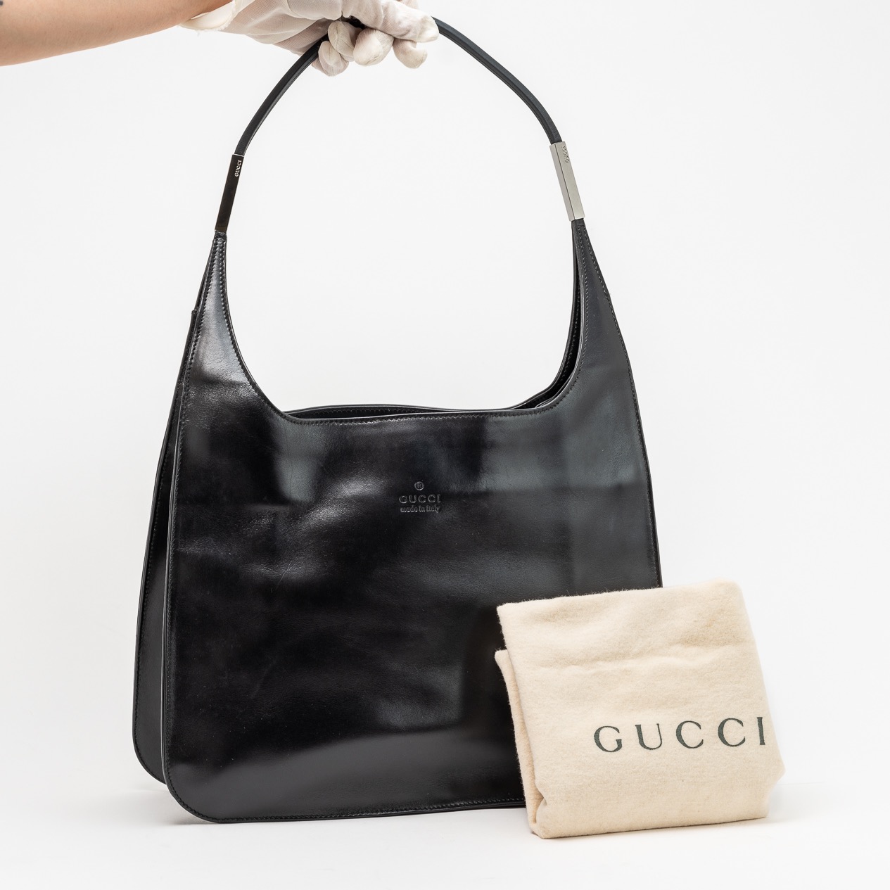 All black gucci bag on sale