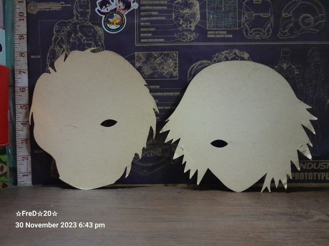 Mask Ragnarok Vintage Philippine Ragnarok The Animation Local Paper Mask Set (2pcs ...