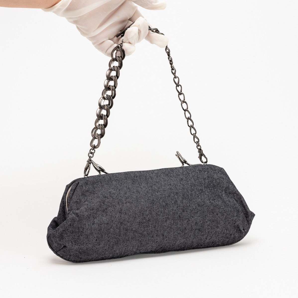 ANTEPRIMA LUCCHETTO padlock Wire Double Chain Shoulder Bag purple