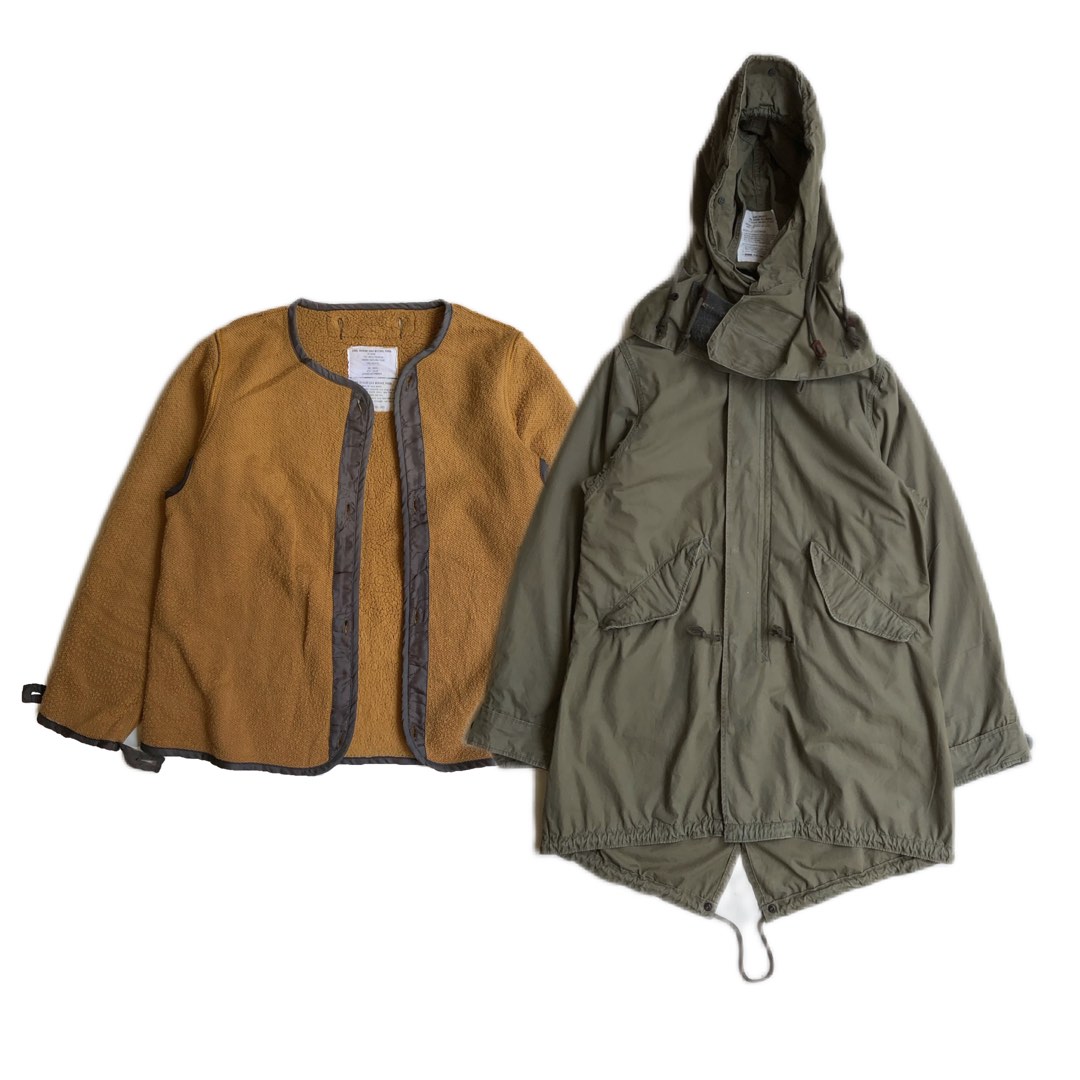 Vintage US Army Parka Fishtail M51 Jacket With Liner Jacket and Slang