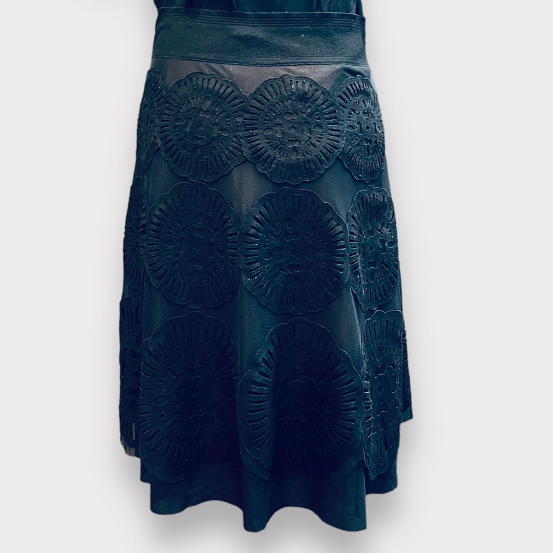 2010s Vivienne Tam Silk Hobble Skirt